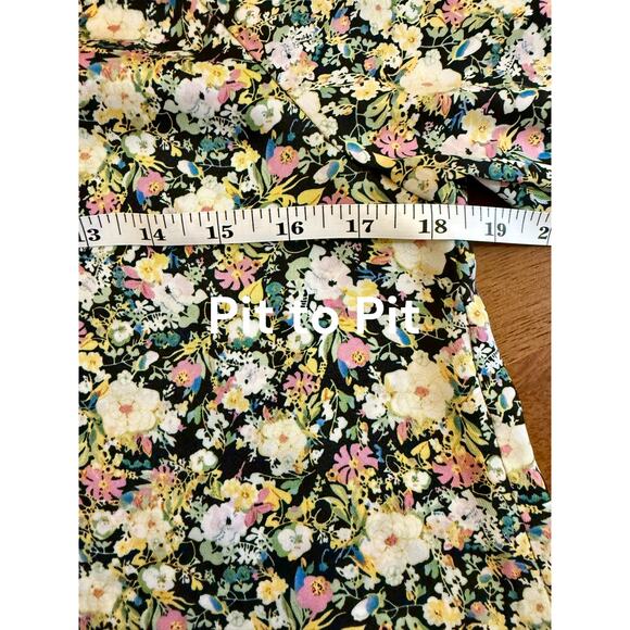 Code x Mode Floral Midi Shirtdress. Size L. - Picture 7 of 7